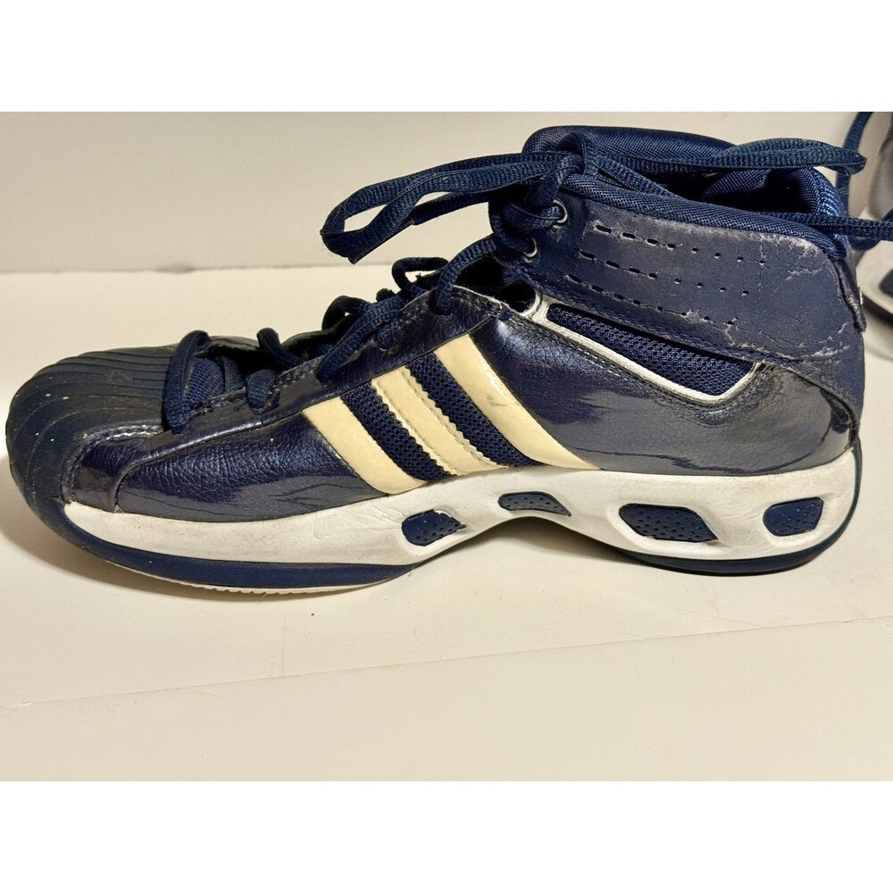 Adidas Pro Model 2g Men's Basketball Shoes Blue White Size 9.5 US - Picture 3 of 14